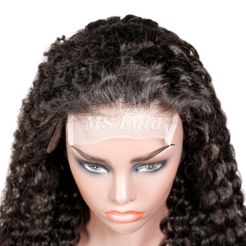 Deep Wave 4x4 5x5 6x6 7x7 Transparent Closure Wig - 图片 5